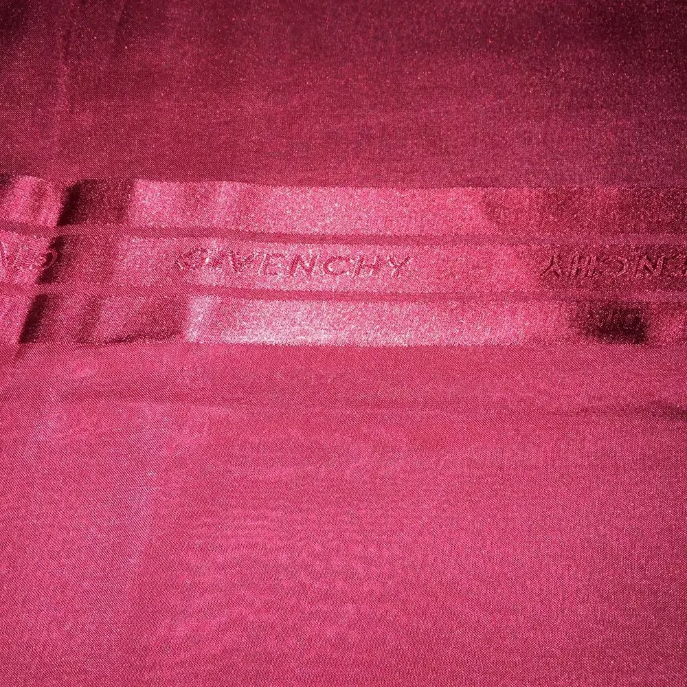 Givenchy 55x13.5 100% silk scarf Japan